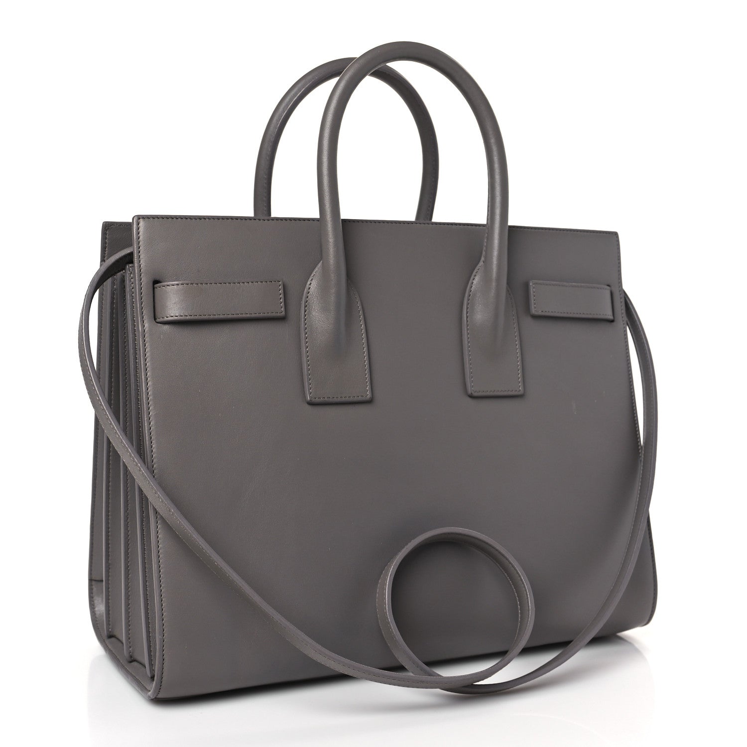 Saint Laurent Calfskin Small Sac De Jour Grey 3 of 9