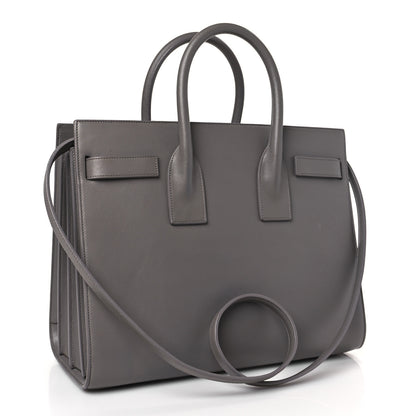 Saint Laurent Calfskin Small Sac De Jour Grey 3 of 9