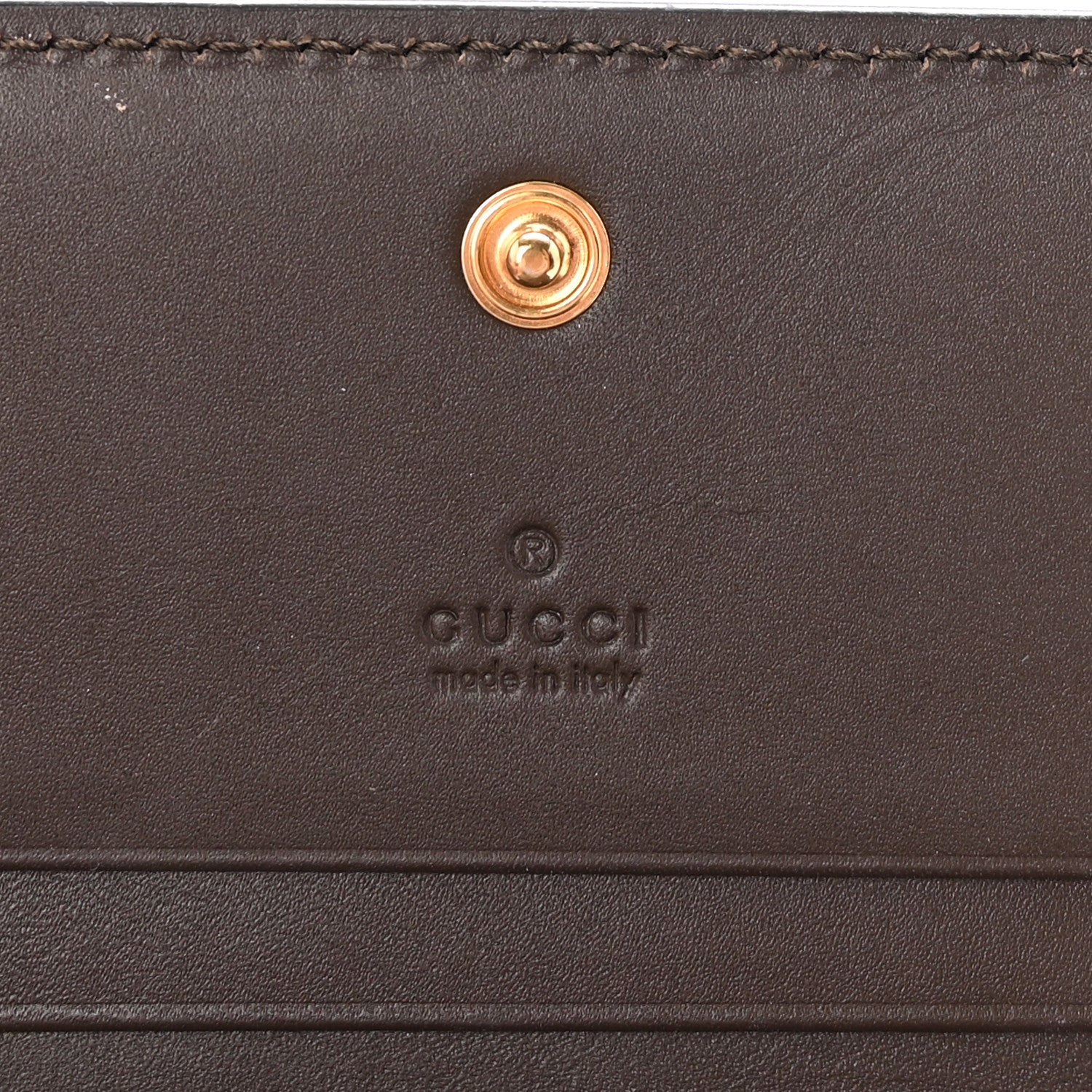 Gucci GG Supreme Monogram Card Case Beige 6 of 7