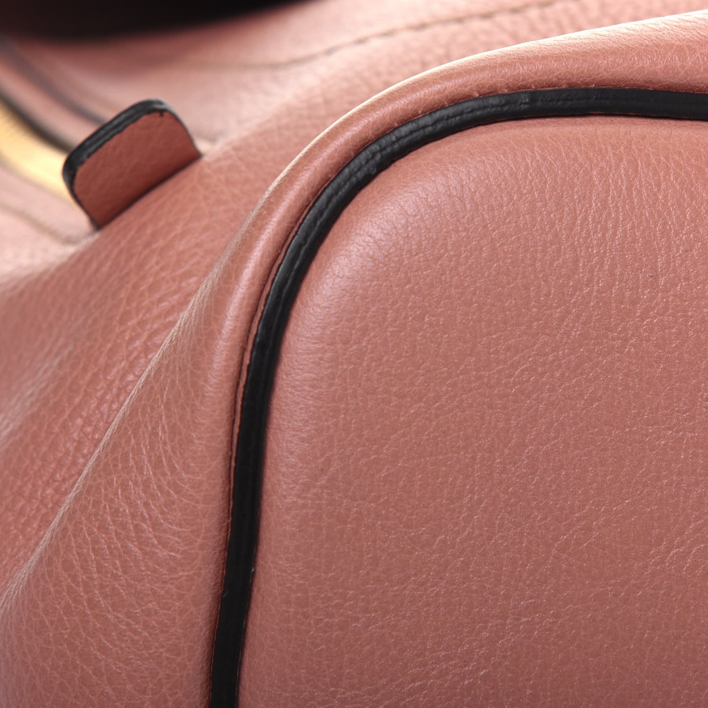 Suede Calfskin Small Faye Backpack Nougat
