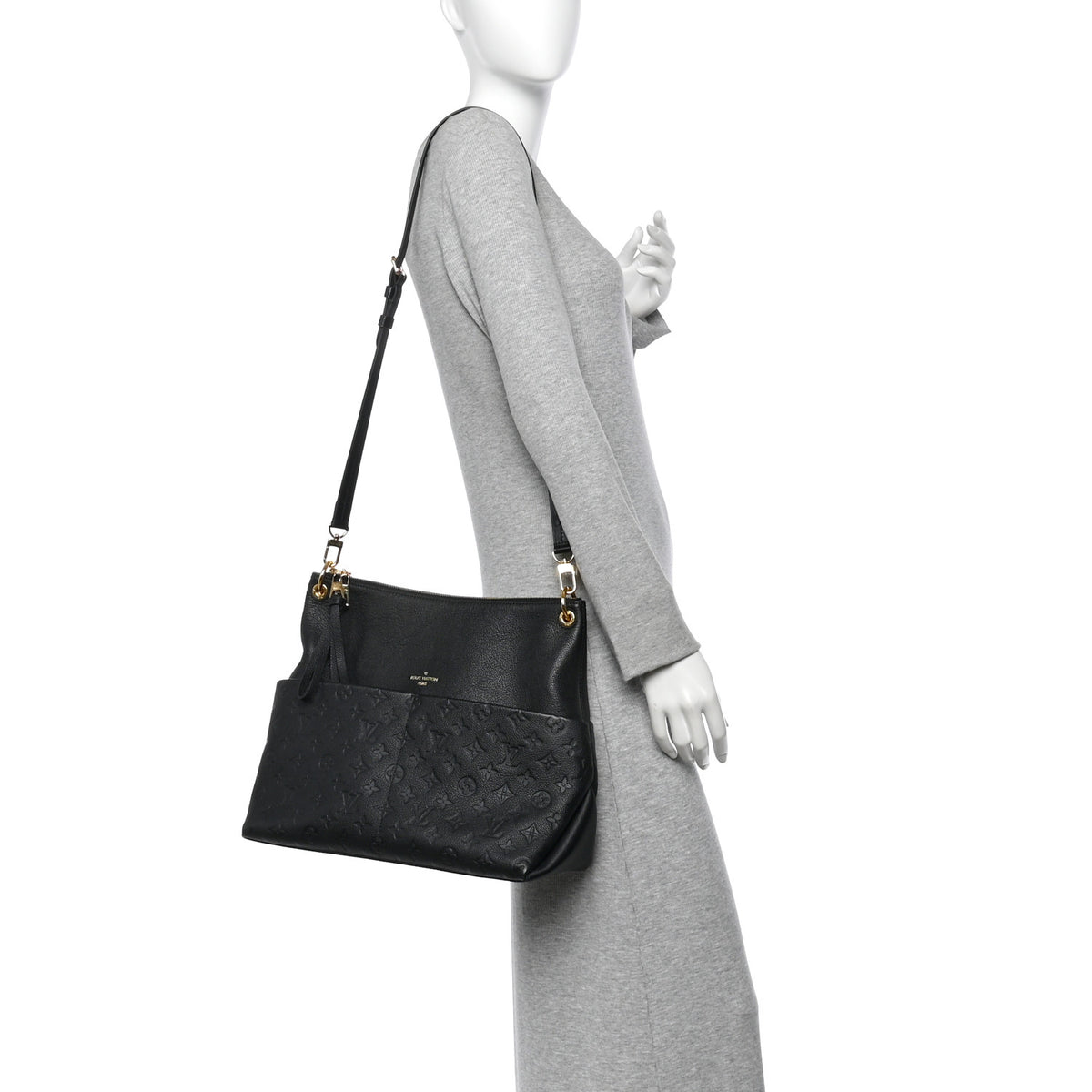 Louis Vuitton Empreinte Maida Hobo Black 2 of 9