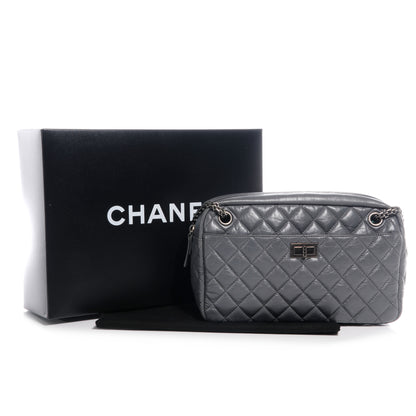 Chanel Aged Calfskin Medium Reissue Camera Case Grey 5 of 8