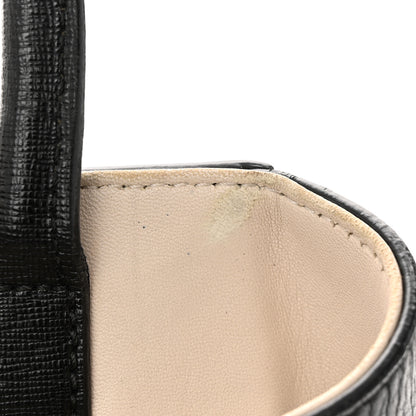 Fendi Vitello Elite Flamingo Mink Monster Charm Petite 2Jours Tote Black Multicolor 10 of 14