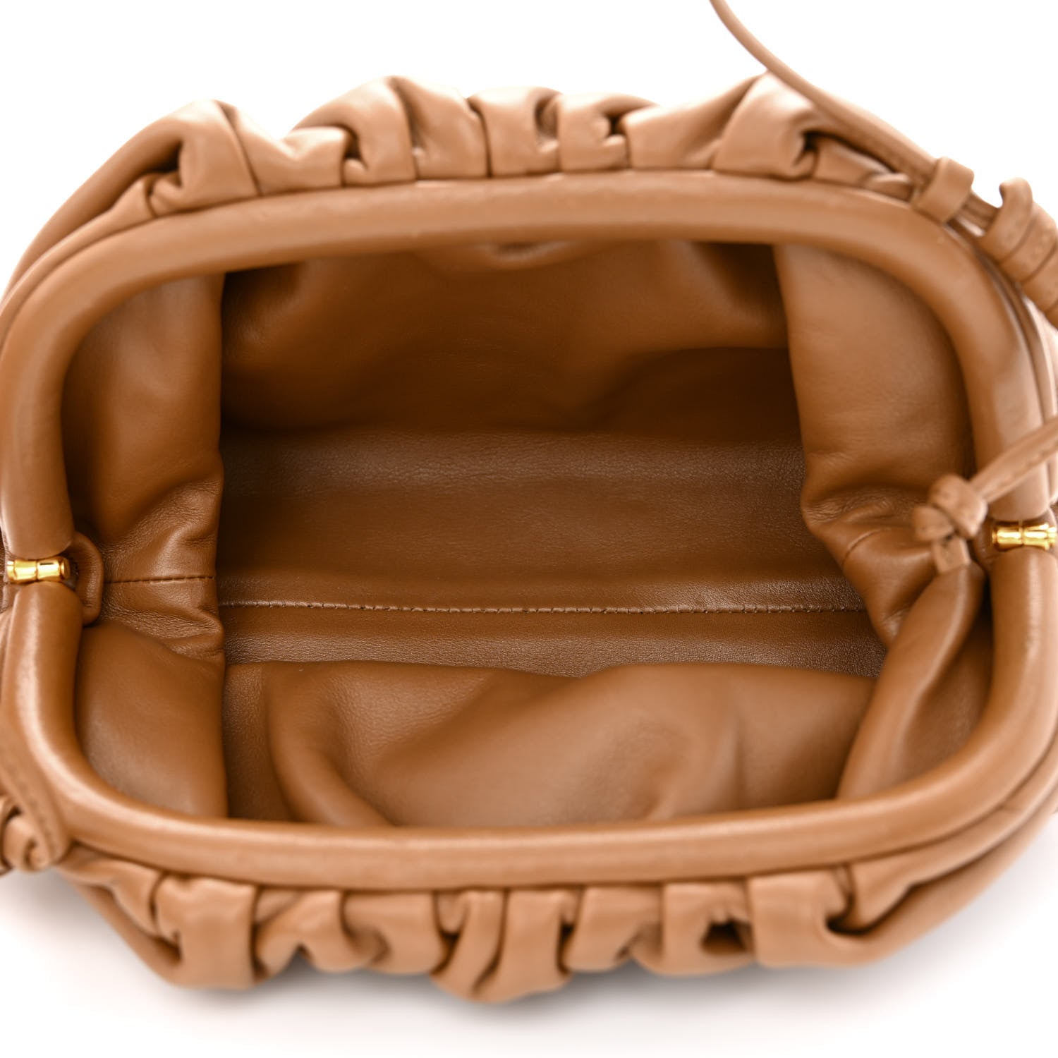 Bottega Veneta Butter Calfskin The Mini Pouch Camel 5 of 10