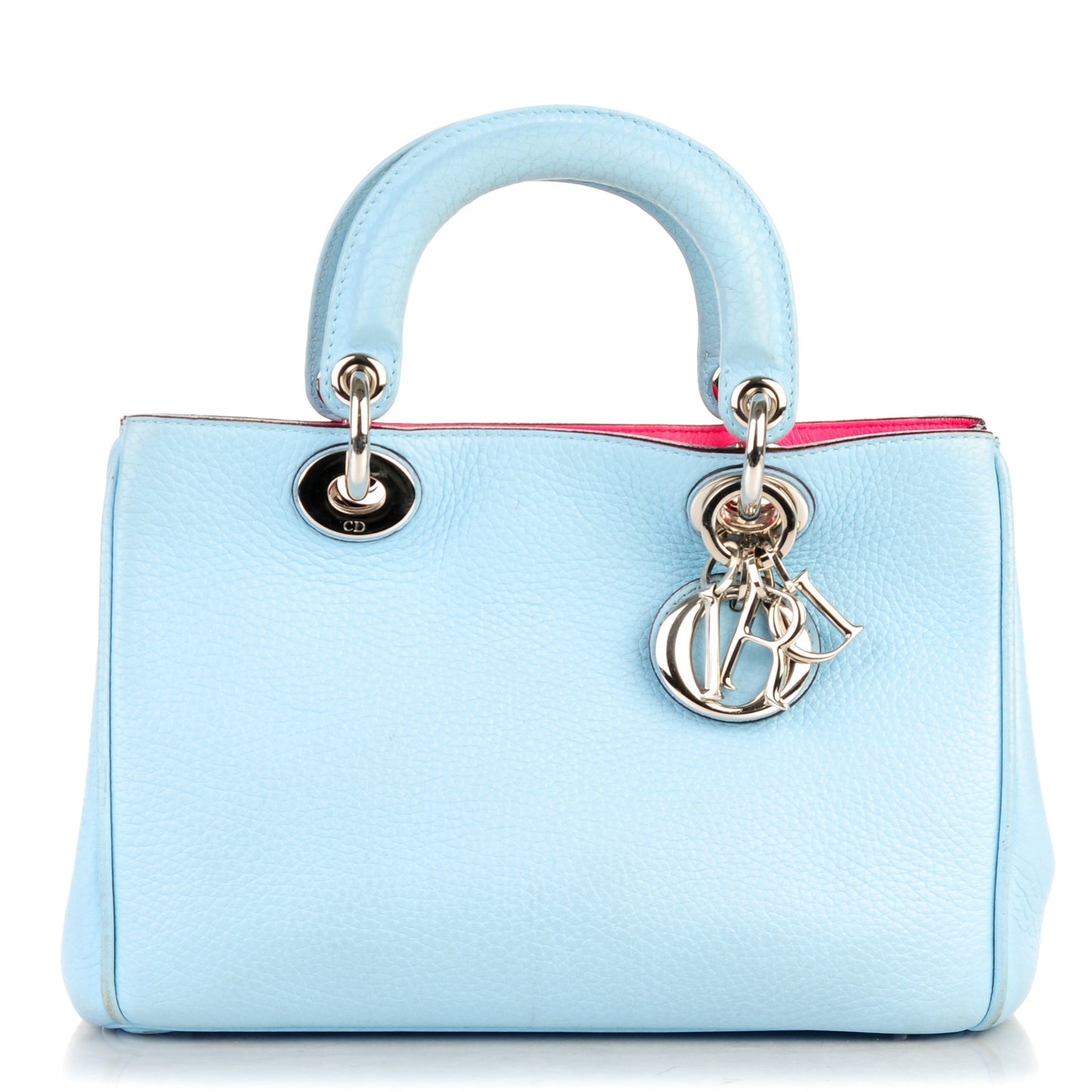 Bullcalf Small Diorissimo Tote Light Blue