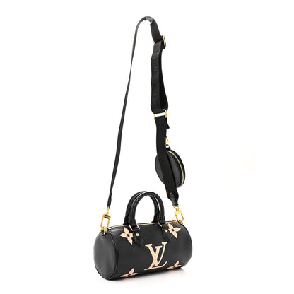 Louis Vuitton Empreinte Monogram Giant Papillon BB Black Beige 3 of 10