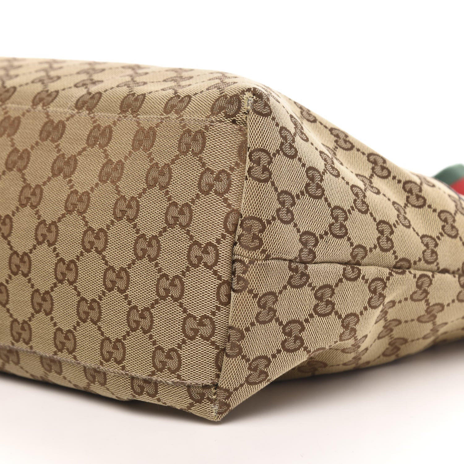 Gucci Monogram Web Large Diaper Tote Brown 9 of 12