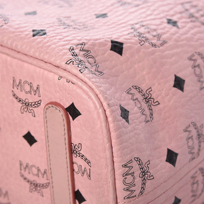 MCM Visetos Medium Liz Reversible Shopper Tote Soft Pink 16 of 21