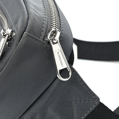 Burberry Econyl Logo Print Small Cannon Bum Bag Charcoal Grey 11 of 11