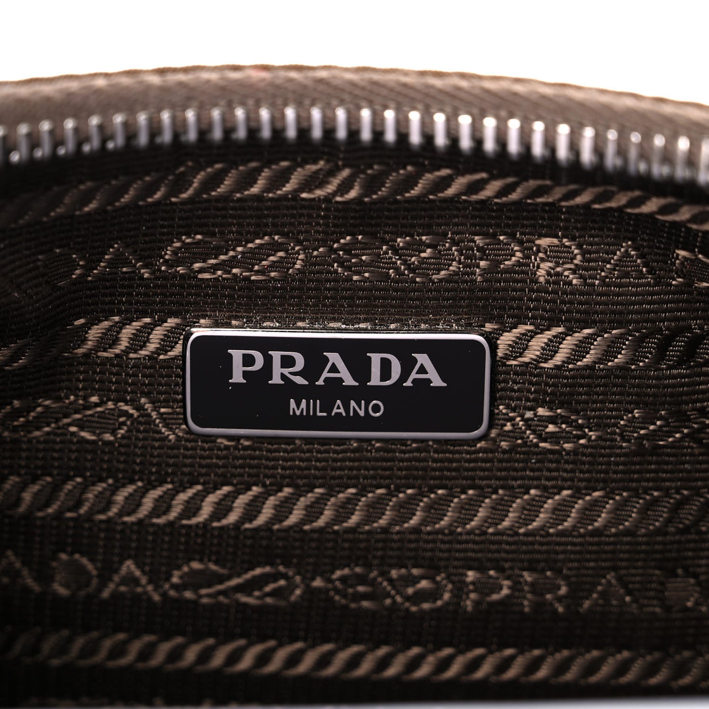 Tessuto Nylon Saffiano Re-Edition 2005 Shoulder Bag Cacao