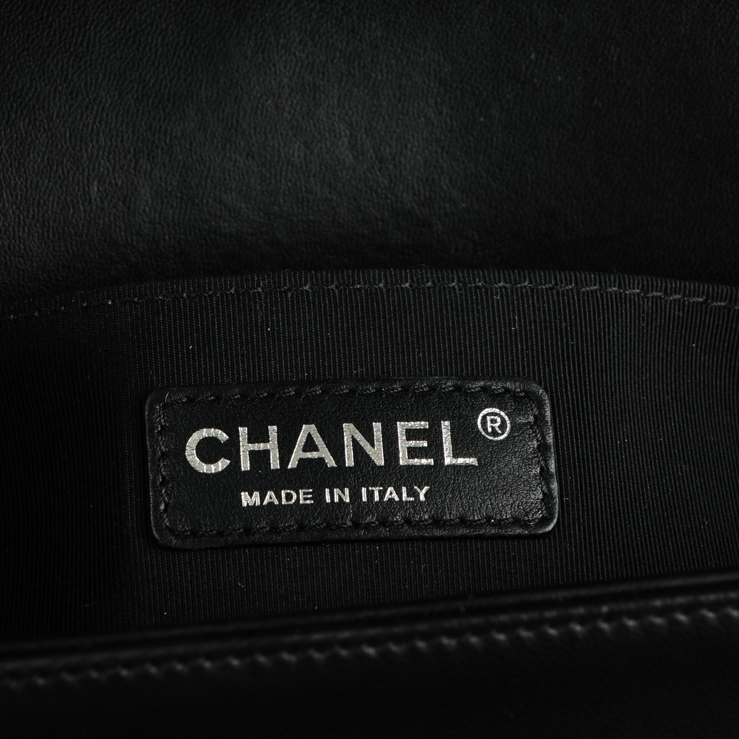 Chanel Lambskin Quilted Medium Boy Flap Black 7 of 8