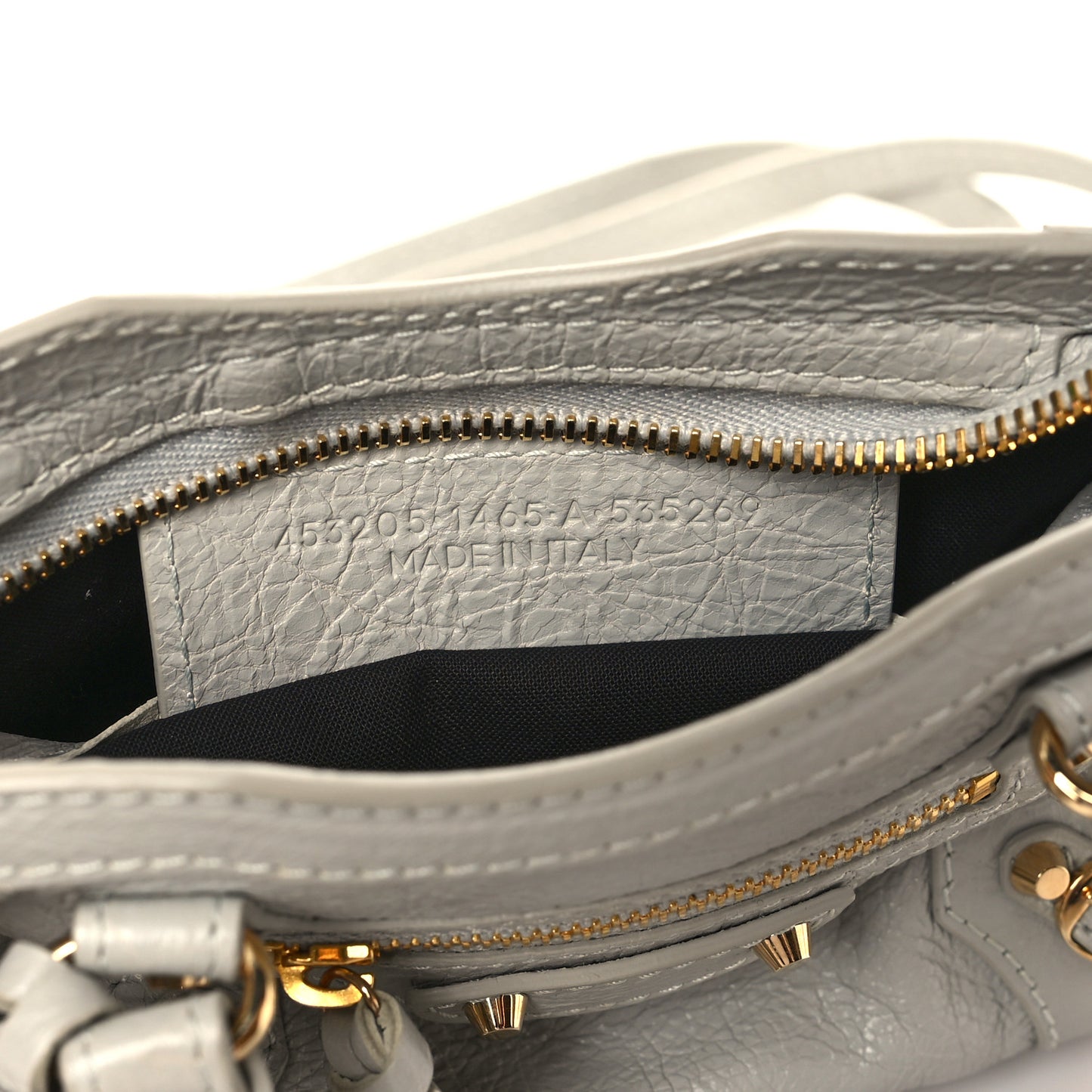Agneau Classic Gold Hardware Nano City Nuage