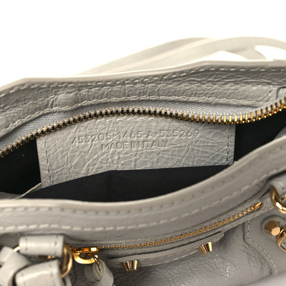 Balenciaga Agneau Classic Gold Hardware Nano City Nuage 6 of 8