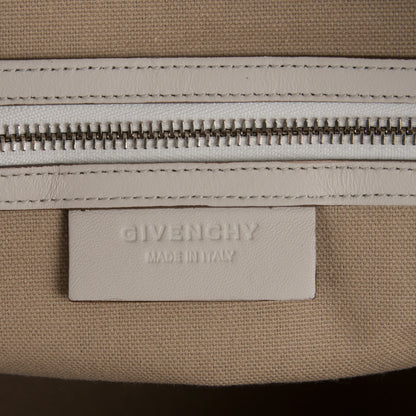 Givenchy Calfskin Crocodile Embossed Medium Nightingale Off White 7 of 8