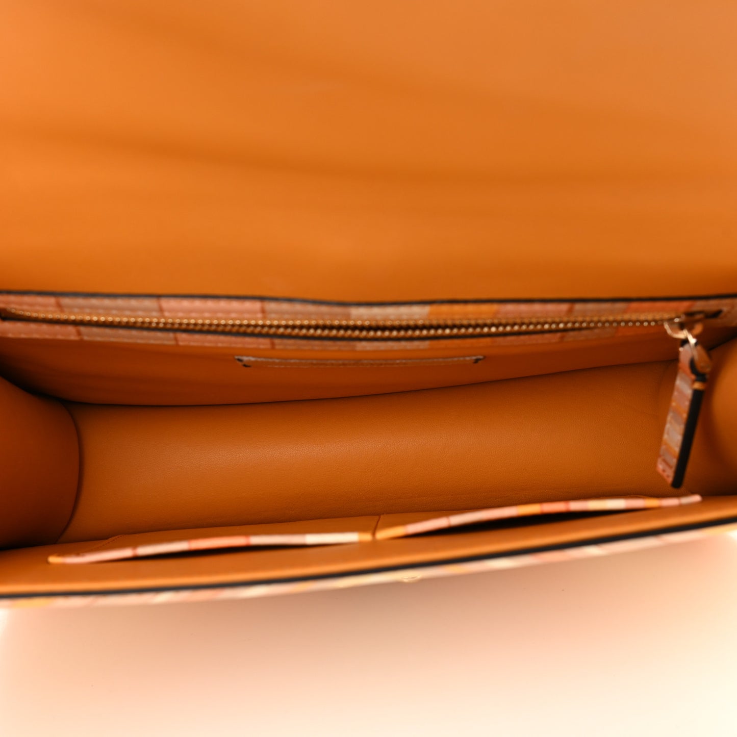 Vitello Native Couture 1975 Medium Glam Lock Rockstud Flap Mandarin Sorbet