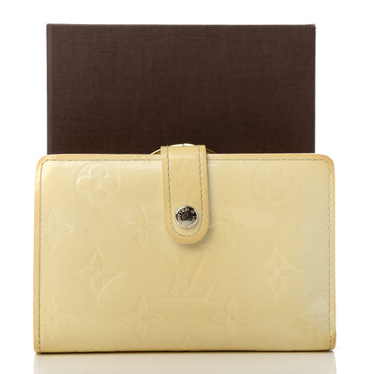 Louis Vuitton Vernis French Purse Wallet Perle 9 of 9