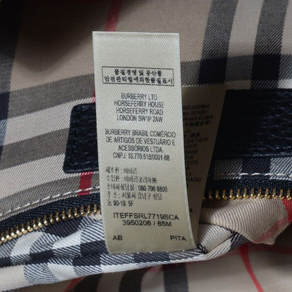 Burberry London Grainy Calfskin Medium Greenwood Bowling Bag Black 8 of 24