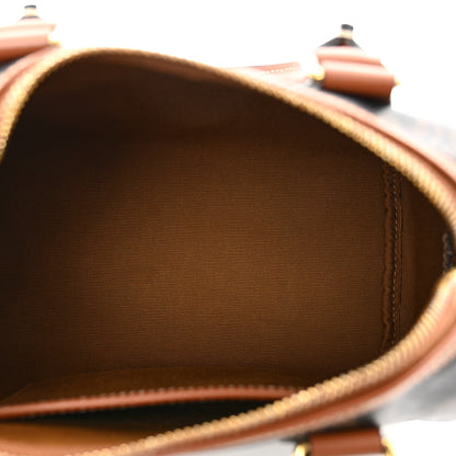 Celine Triomphe Canvas XL Calfskin Small Boston Bag Tan 6 of 10