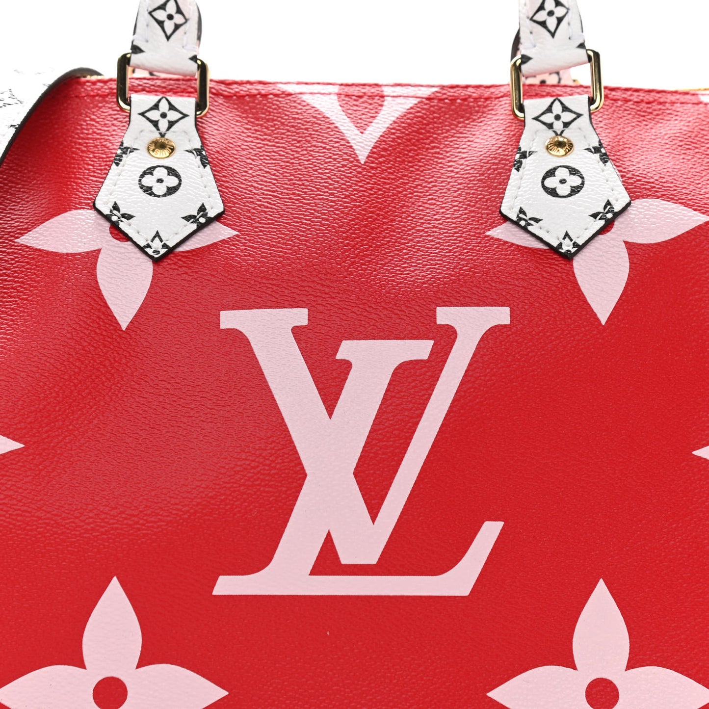 Monogram Giant Speedy Bandouliere 30 Rouge