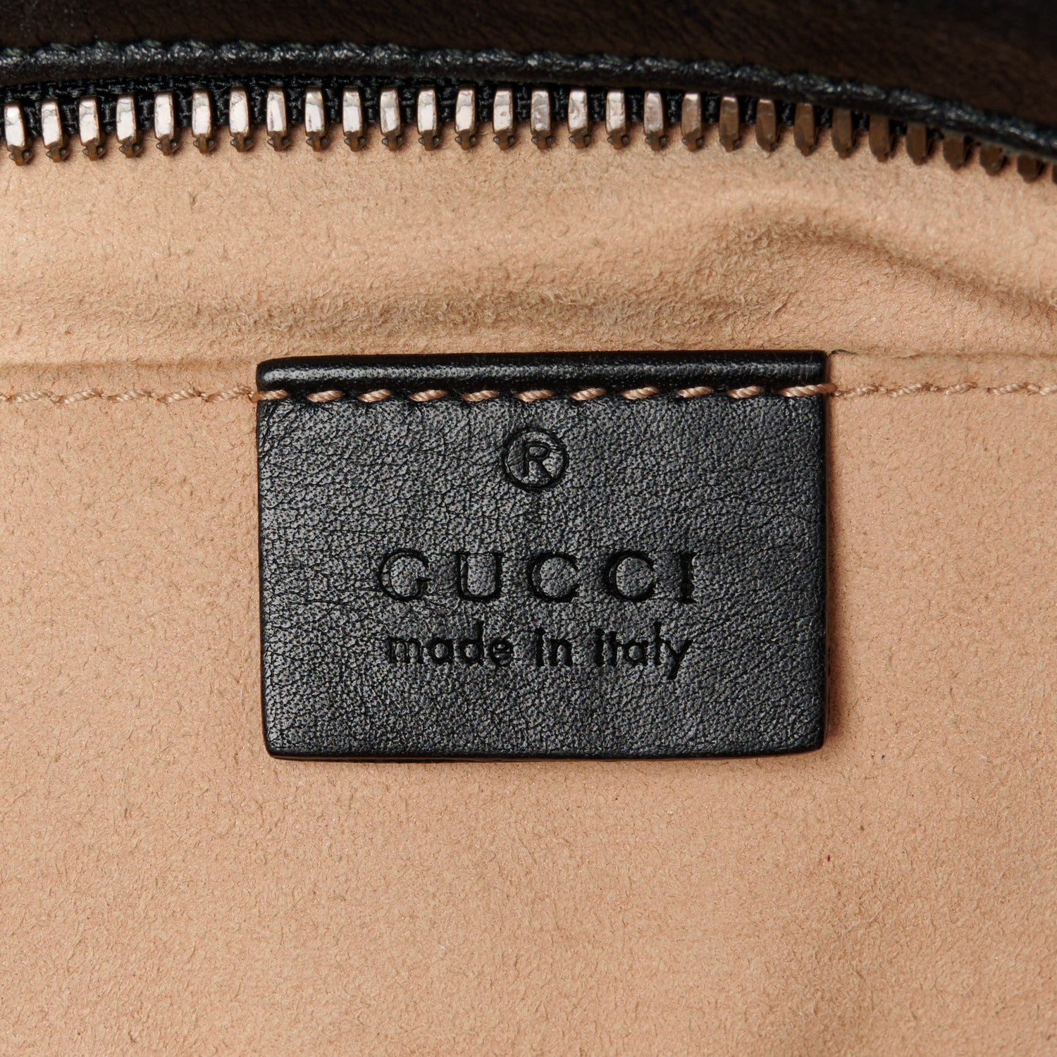 Gucci Calfskin Matelasse Small GG Marmont Chain Shoulder Bag Black 6 of 11