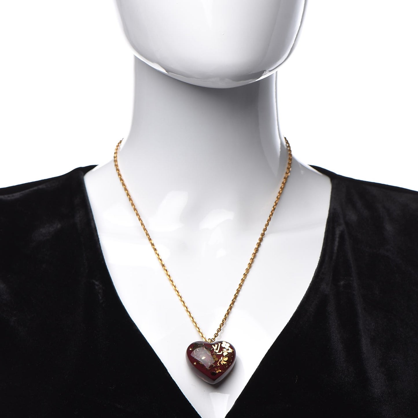 Inclusion Heart Necklace Violine