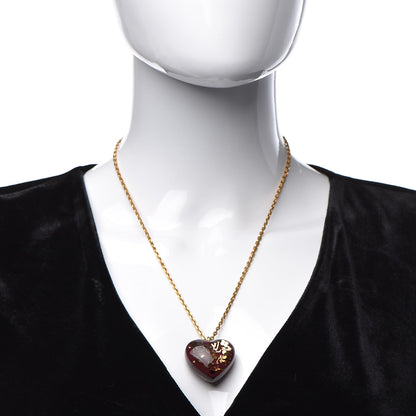 Louis Vuitton Inclusion Heart Necklace Violine 2 of 5