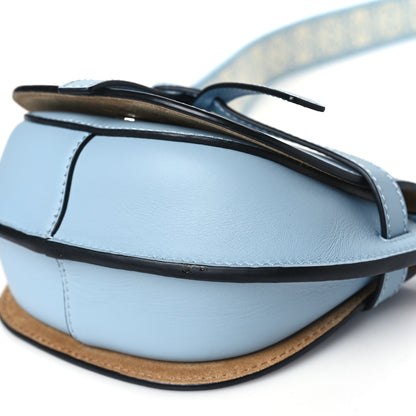 Loewe Calfskin Jacquard Mini Gate Dual Bag Dusty Blue 10 of 10