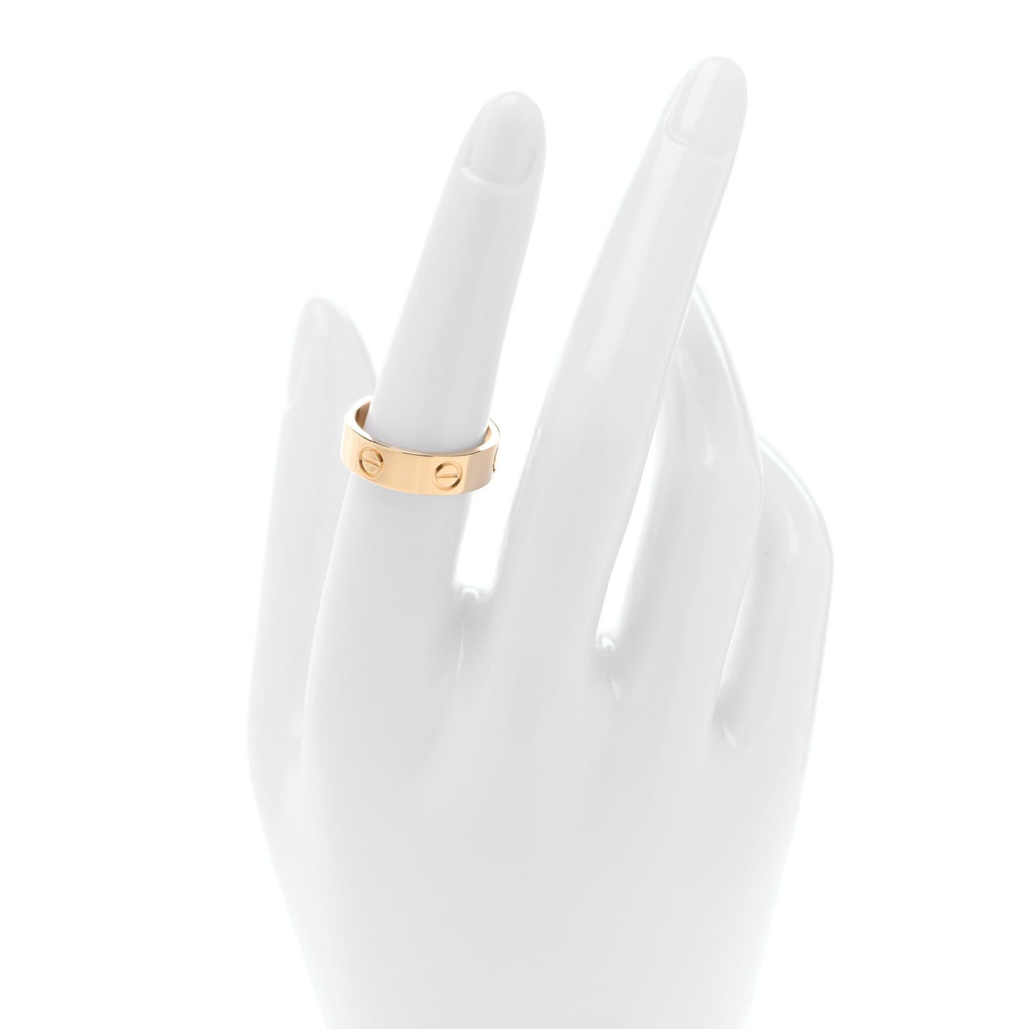 18K Yellow Gold 5.5mm LOVE Ring 54 7