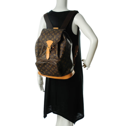 Louis Vuitton Monogram Montsouris GM Backpack 2 of 7