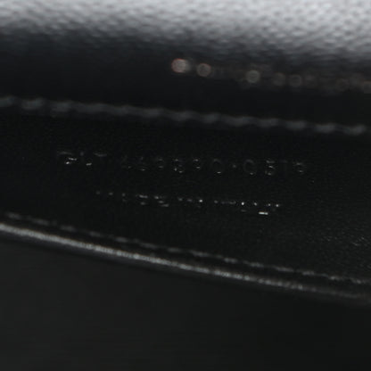 Saint Laurent Grain De Poudre Small Monogram Kate Satchel Black 7 of 10