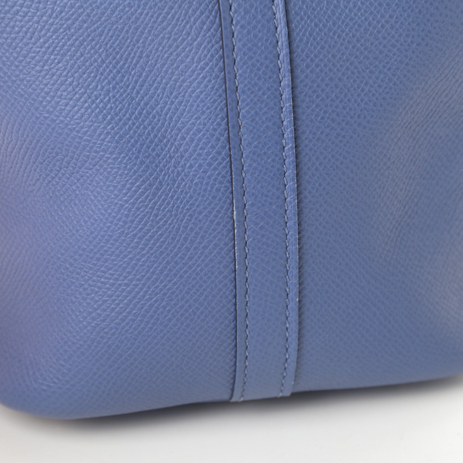 Hermes Epsom Tressage De Cuir Picotin Lock 18 PM Bleu Brighton Capucine Bleu Saphir 13 of 17