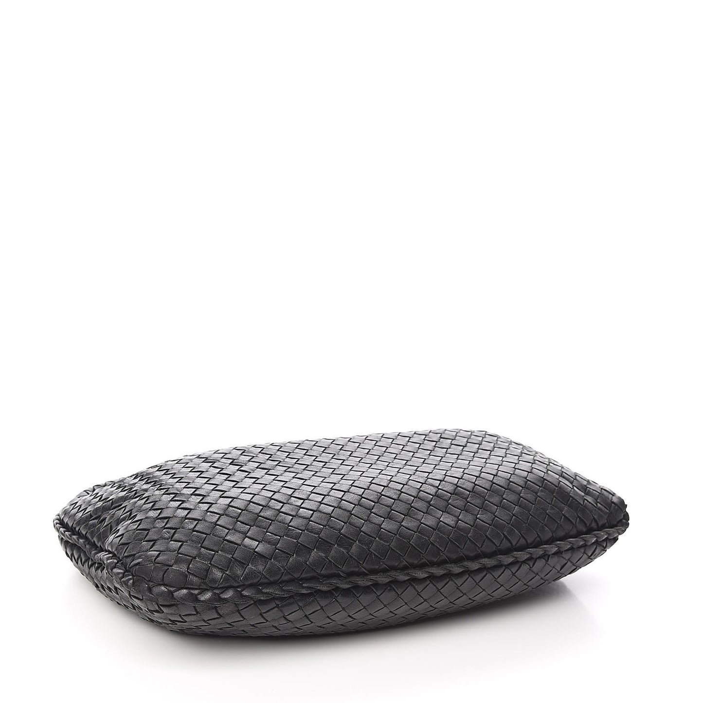 Nappa Intrecciato Medium Veneta Hobo Black