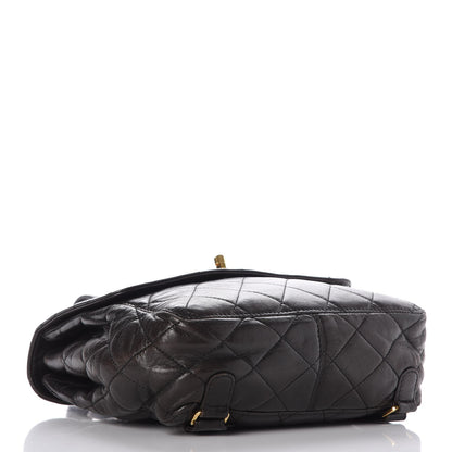 Chanel Lambskin Quilted Backpack Black 4 of 10
