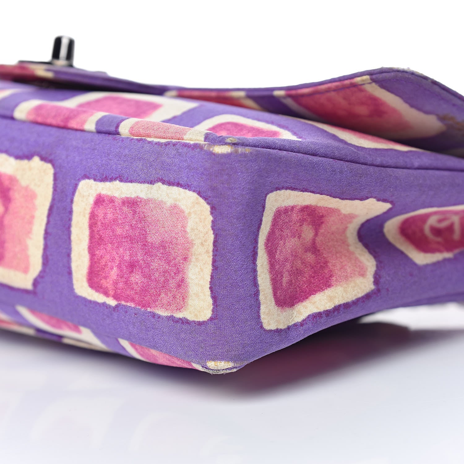 Chanel Nylon Printed Small Flap Purple 6 of 24
