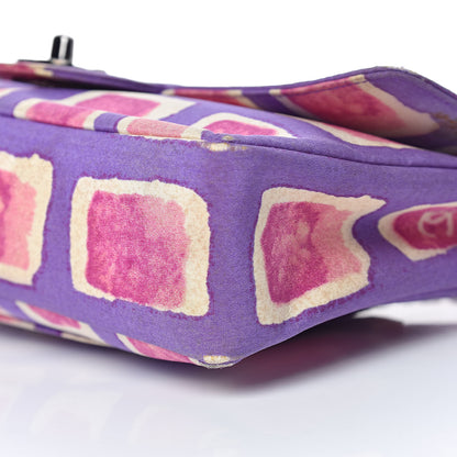 Chanel Nylon Printed Small Flap Purple 6 of 24
