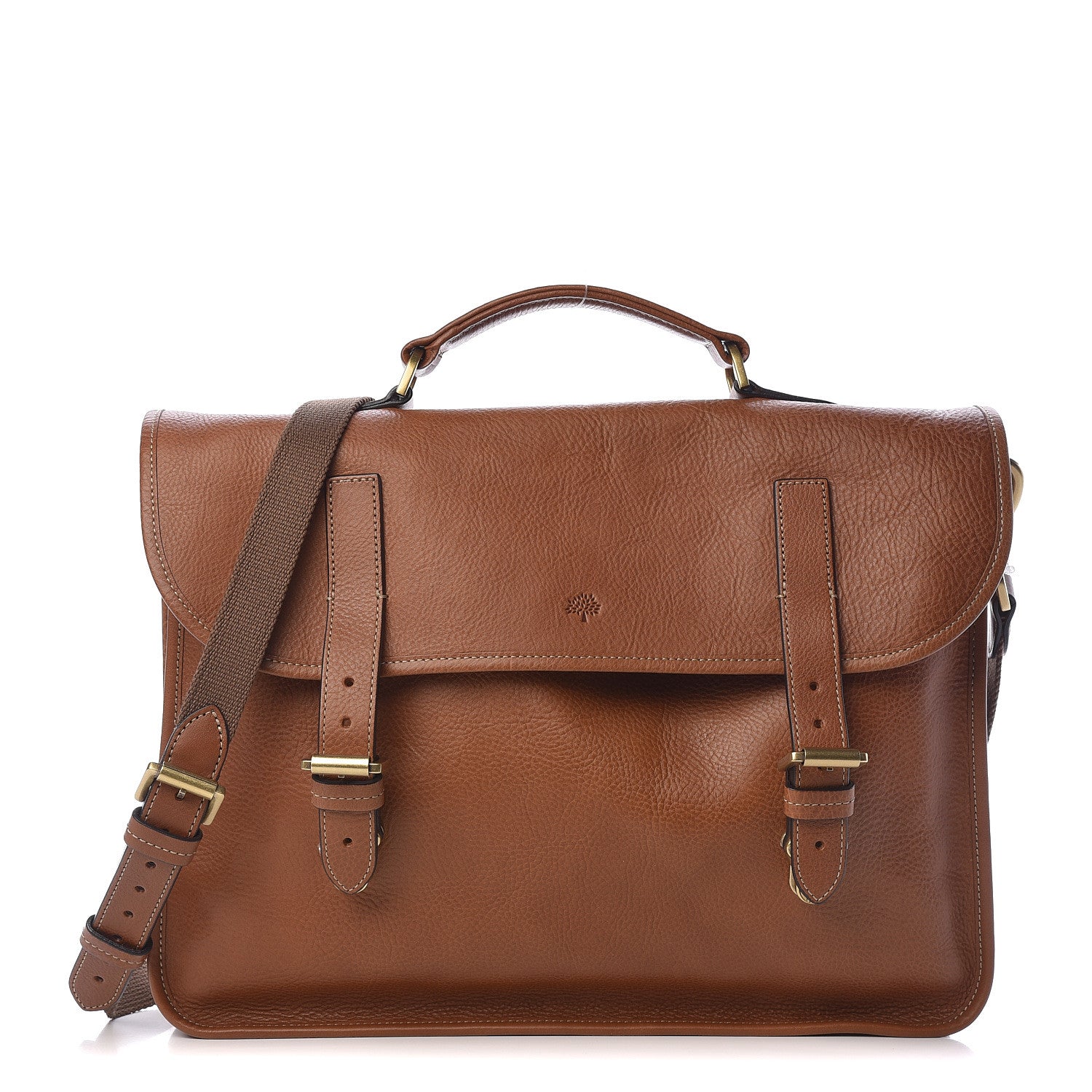Mulberry Natural Calfskin Elkington Briefcase Oak 1 of 11