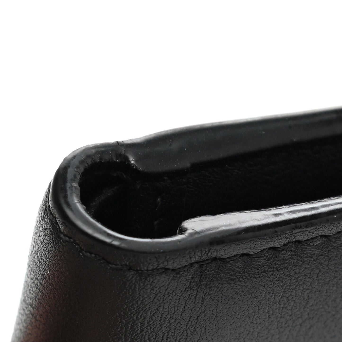 Vitello Rockstud Bi-Fold Wallet Black