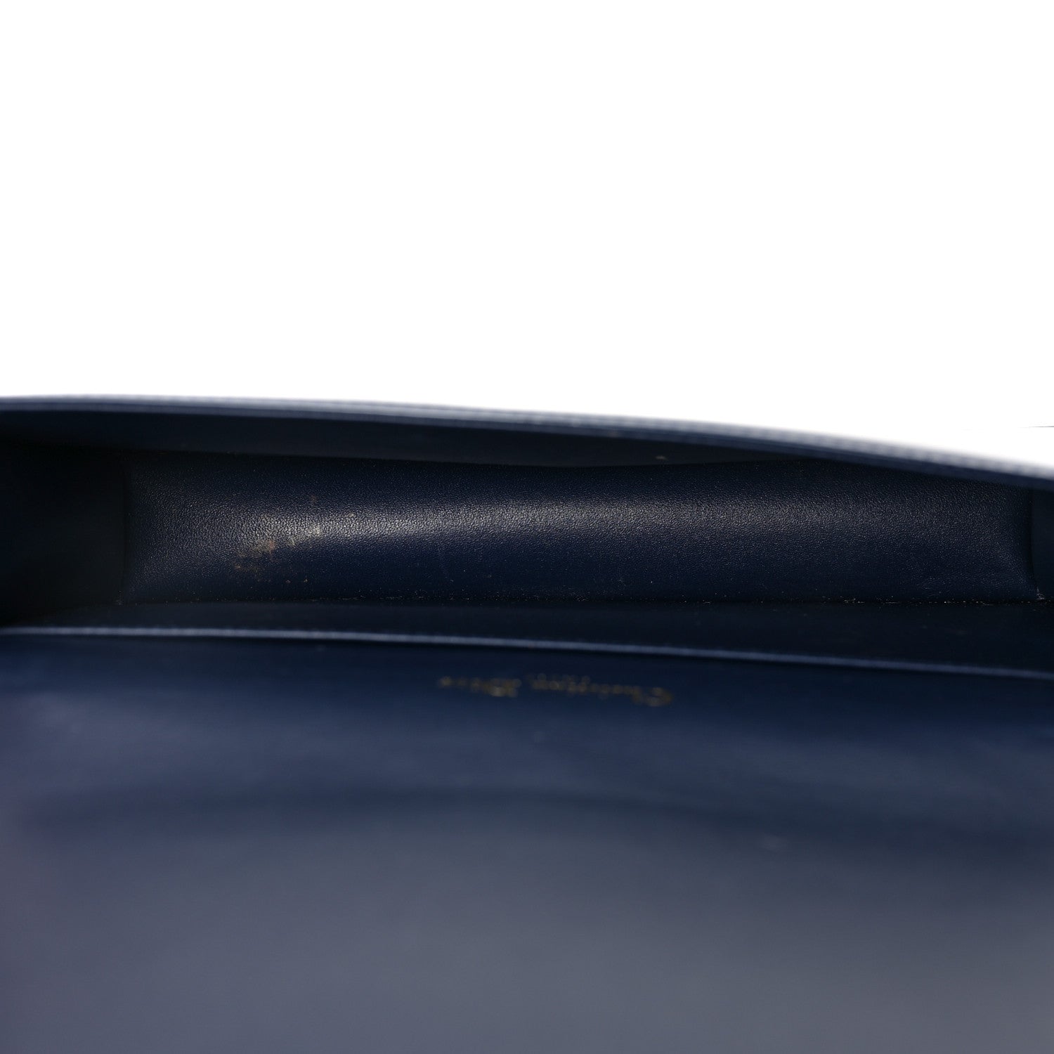 Christian Dior Patent Cannage Lady Dior Convertible Clutch Navy 5 of 10
