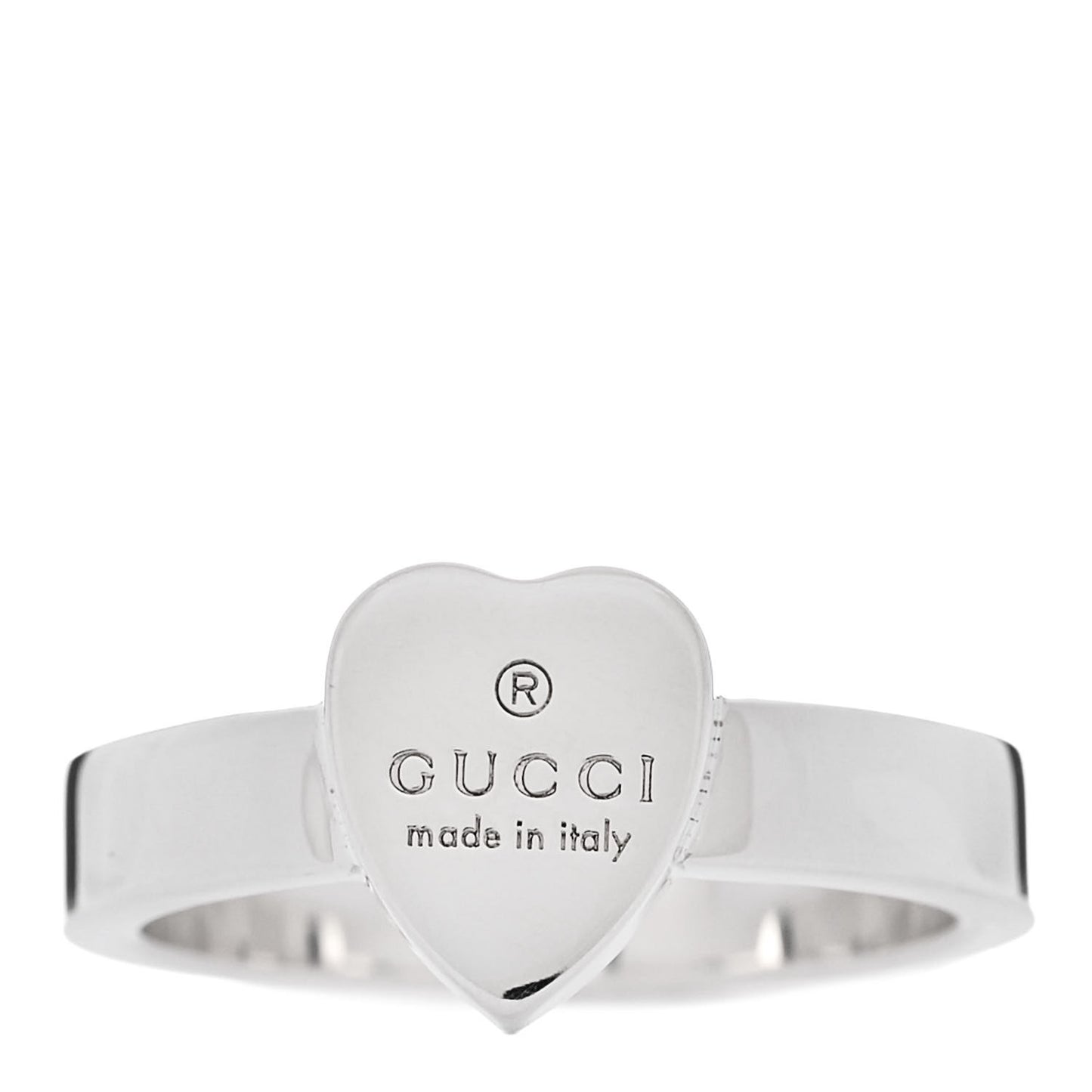 Sterling Silver Trademark Heart Ring 56 7.75