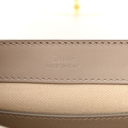Chloe Calfskin Suede C Clutch With Chain Motty Grey 6 of 11