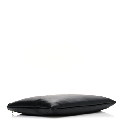 Saint Laurent Lambskin Large Puffy Pouch Black 4 of 7