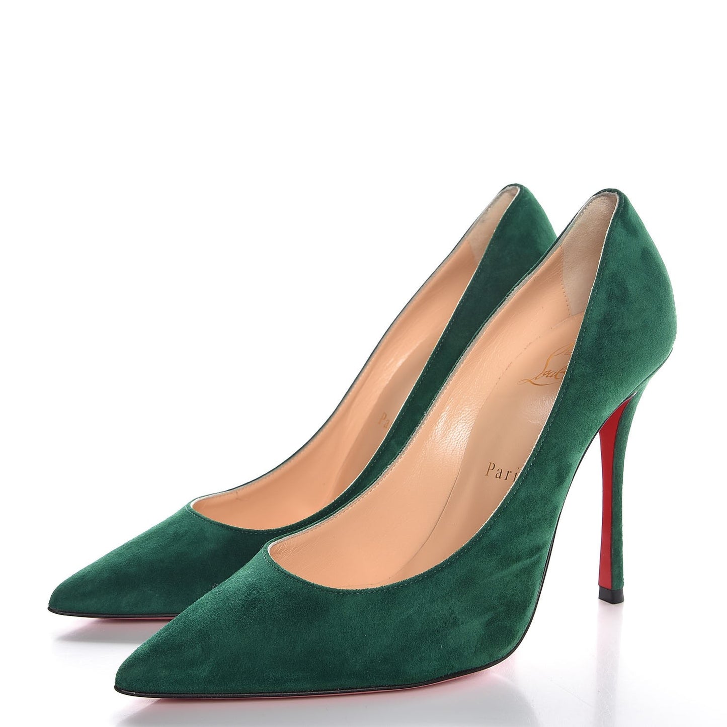Veau Velours Decoltish 100 Pumps 37 Jungle