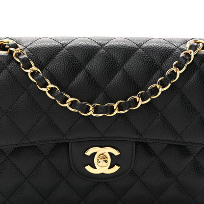 Chanel Caviar Quilted Small Double Flap Black 8 of 10