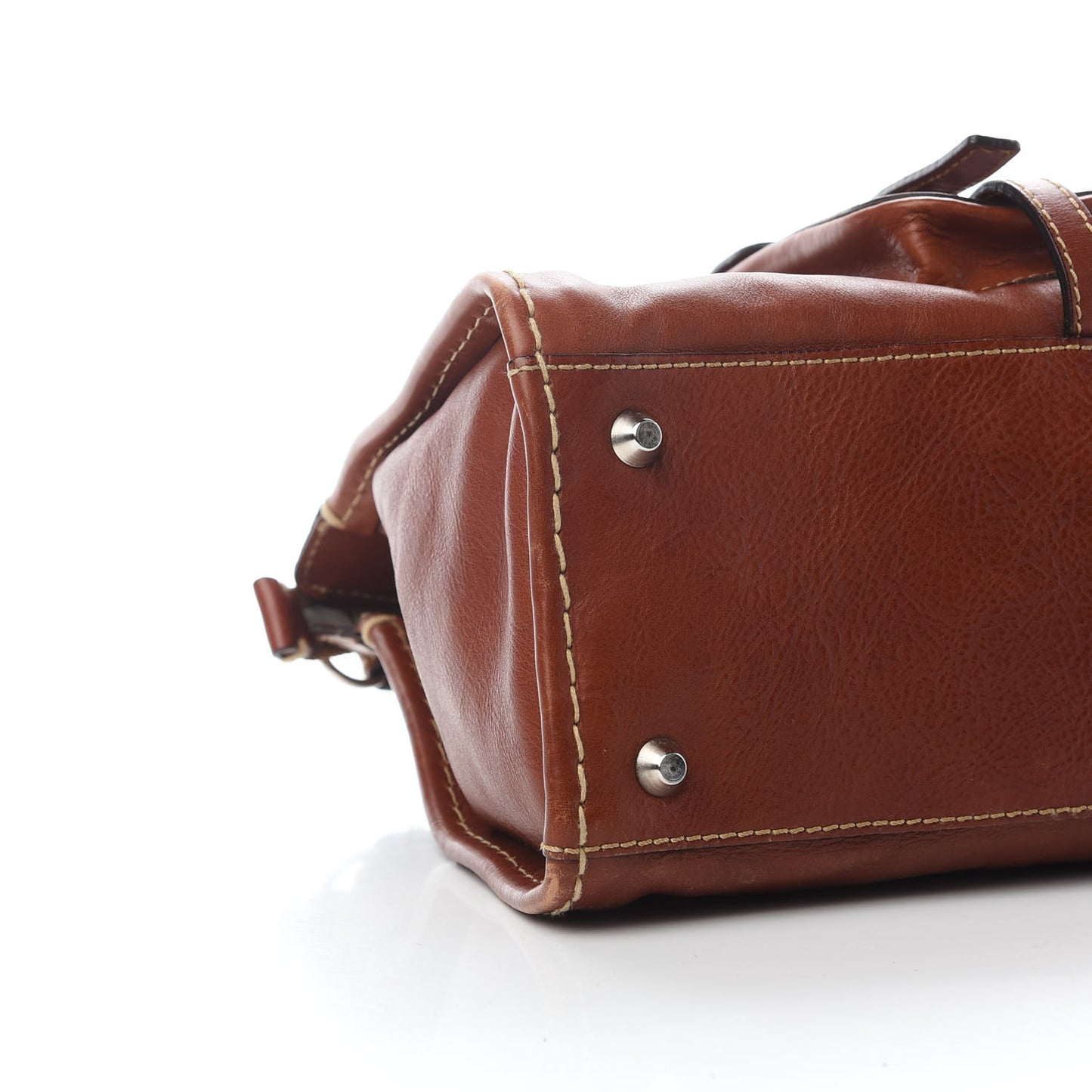Calfskin Edith Satchel Ecureil Brown