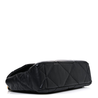 Chanel Lambskin Quilted Large Chanel 19 Flap Black 4 of 11