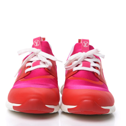 Louis Vuitton Rubber Technical Fabric Calfskin Aftergame Sneakers 38 Fuchsia 2 of 9