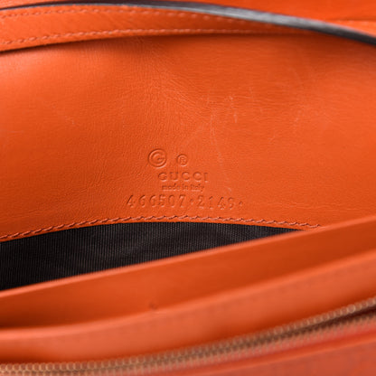 Gucci Soft Microguccissima Crossbody Wallet Sun Orange 8 of 9