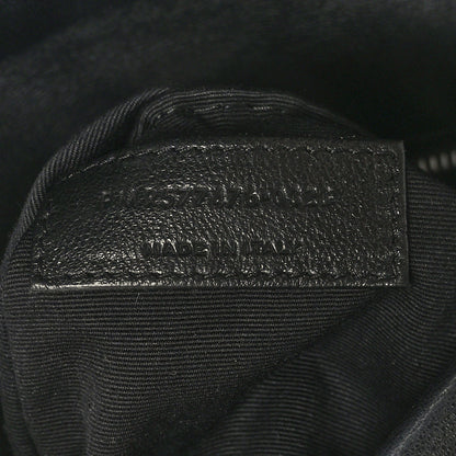 Saint Laurent Lambskin Quilted Small Loulou Puffer Monogram Chain Satchel Black 7 of 9