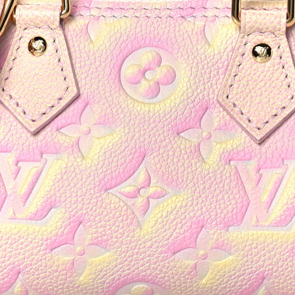 Louis Vuitton Empreinte Monogram Summer Stardust Nano Speedy Pink 6 of 8