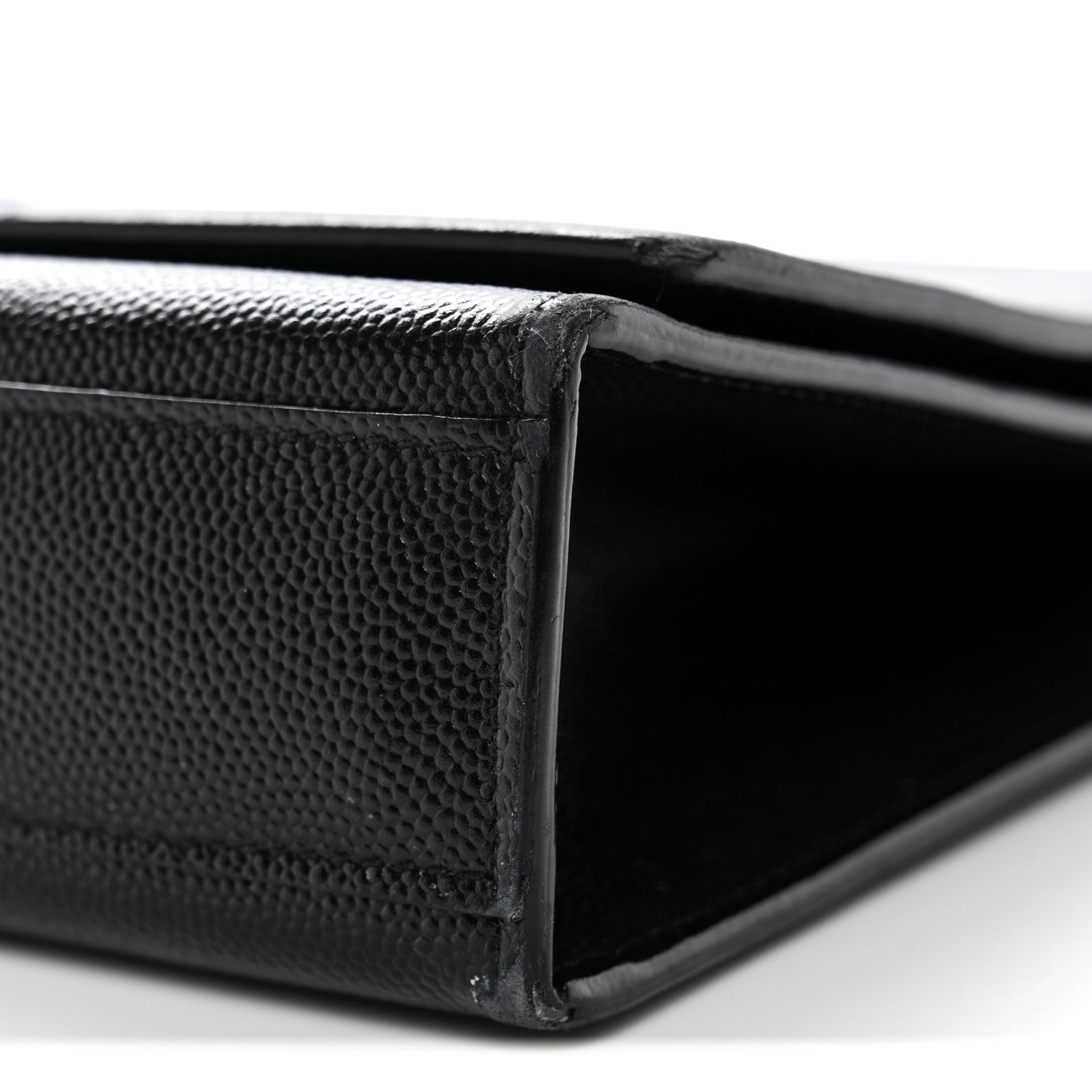 Saint Laurent Grain De Poudre Medium Classic Monogram Monochrome Kate Satchel Black 10 of 16